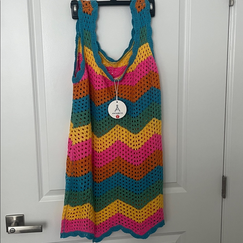 Sleeveless Beach Crochet Cover Up - Picture 4 of 5